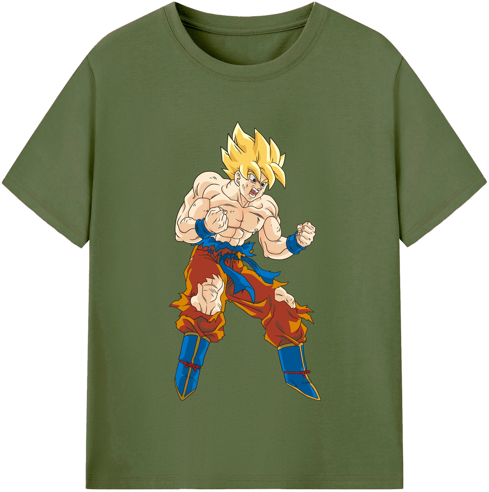（画像用） ドラゴンボール 孫悟空（そん ごくう）Son Goku カカロット DRAGON BALL Kakarotto 綿100％半袖Tシャツ（フロントプリント）